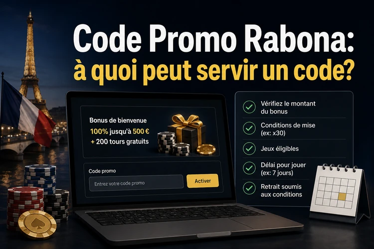 Code Promo Rabona: à quoi peut servir un code?