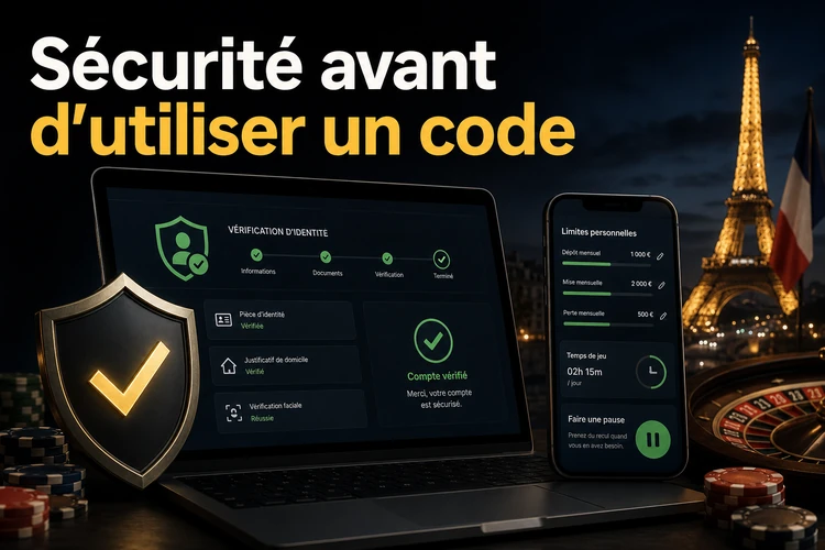 Sécurité avant d’utiliser un code
