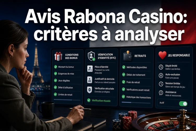 Avis Rabona Casino: critères à analyser